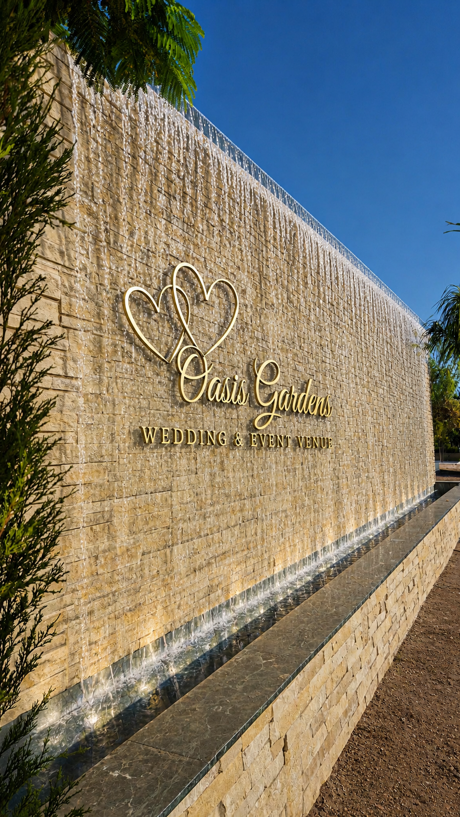 Book your wedding day in Oasis Gardens